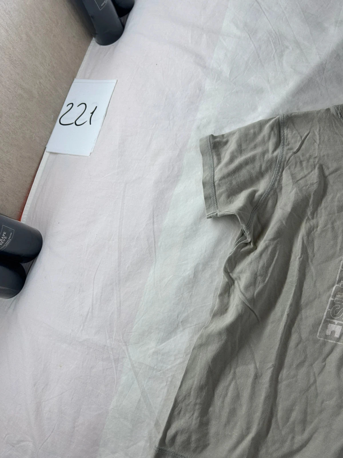Gray t-shirt with i was in paris print – photo 4